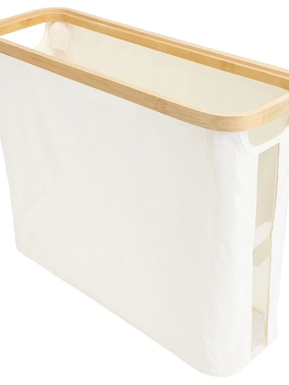 NWOT Toilet Paper Storage Basket, Oxford Cloth, Foldable (Beige)